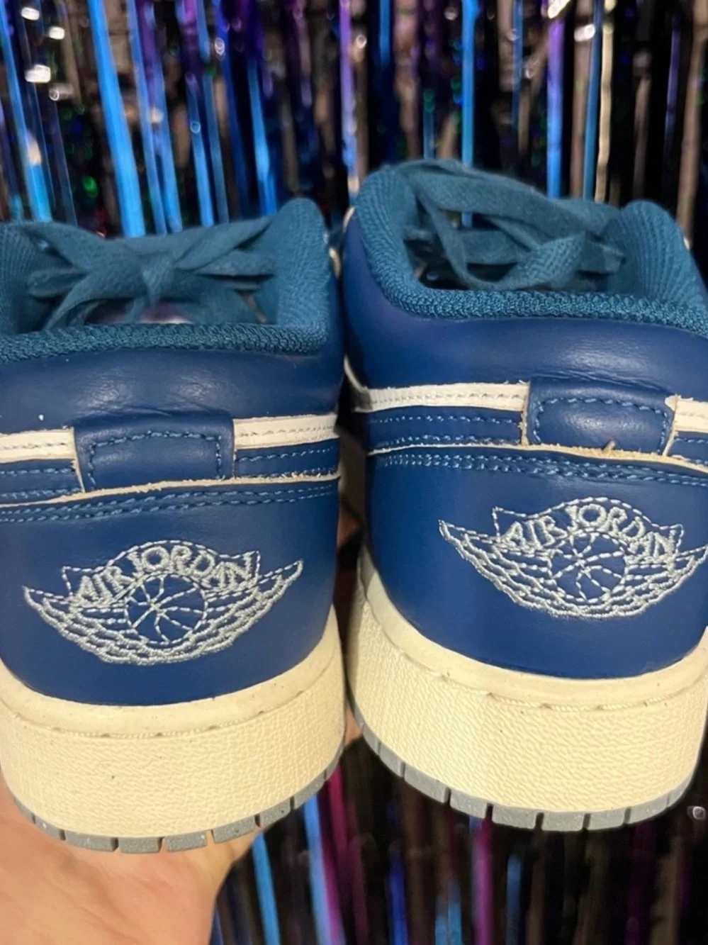 Jordan 1 low se industrial Blue Big Kids size 6 women’s 7 1/2
